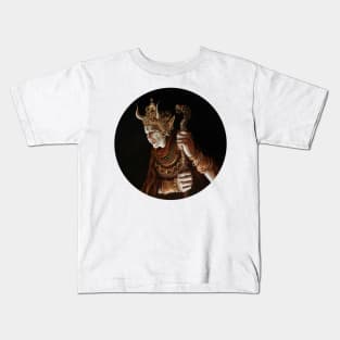 Awesome Heavy Metal Golden Devil Demon of Darkness Kids T-Shirt